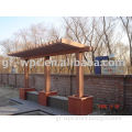 WPC outdoor gazebo,wood composite plastic gazebo,wood gazebo